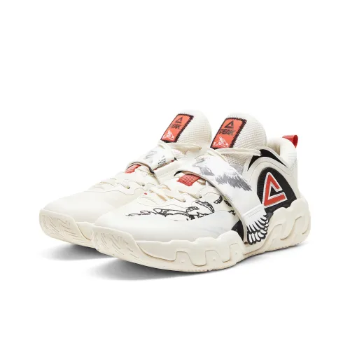 PEAK Баскетбольные кроссовки Low Топ Бежевый Черный Мужской