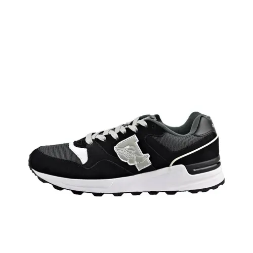 Polo Ralph Lauren Устойчивый к истиранию Низкий Топ Повседневная Обувь Мужская Черная