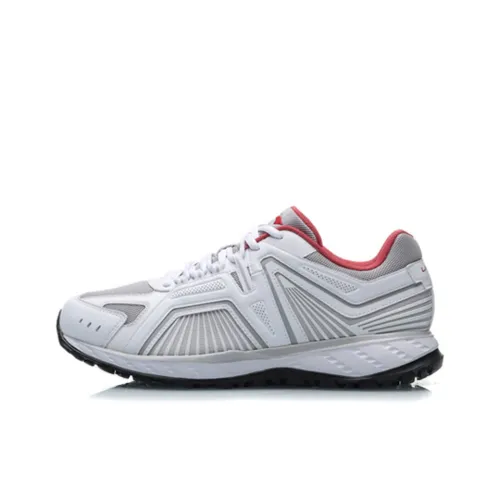 Подкладка Anti-slip Легкий Низкий Топ Беговые кроссовки Мужские Стандартный Белый