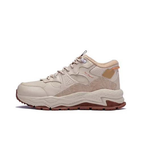 361° Противоскользящий Износостойкий Легкий Термический MID Топ Спортивная Повседневная Обувь Мужская Пшенично-Коричневый