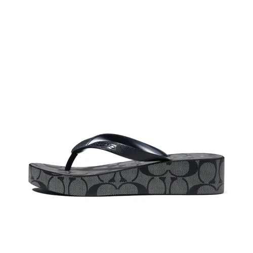 COACH ЭВА Слипоны Женские Черный