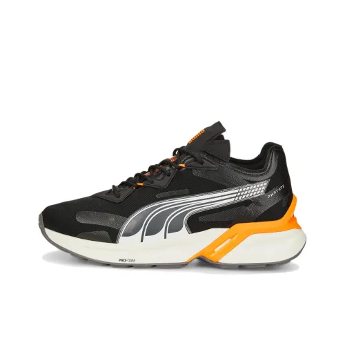 PUMA Pwrframe Aerogram BLAZE Low Топ Кэжуал Унисекс Черный Оранжевый