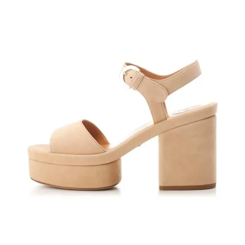 Chloe One Ремешок Сандалии Женские Бежевые