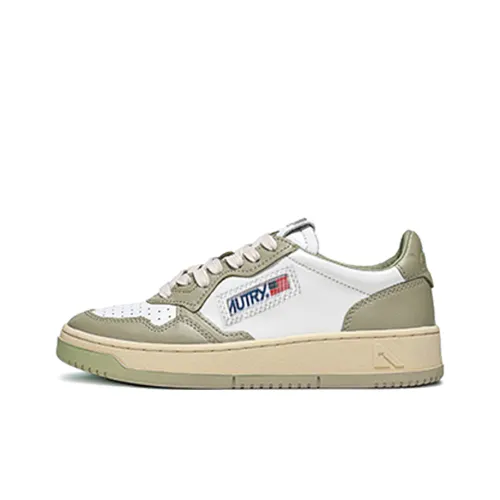 AUTRY противоскользящие низкие кроссовки для скейтбординга женские белые зеленые