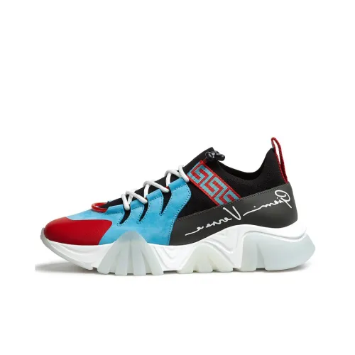 FANSIZHE Низкий топ Повседневная обувь Мужская Черный Синий Красный