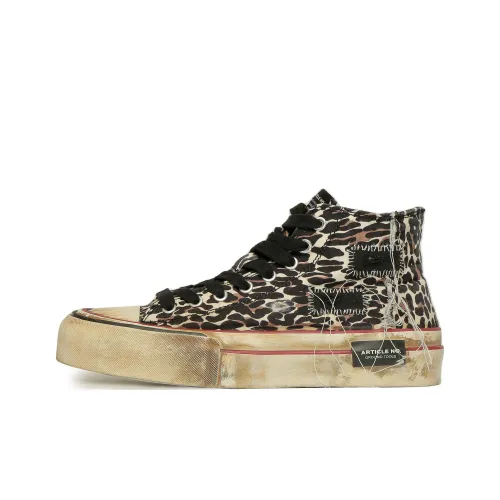 ARTICLE NO. Скейтборд Кроссовки High Top Dirty Giraffe Pattern Унисекс