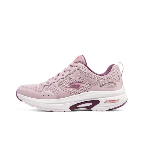 Skechers GO RUN Форма Refine Амортизация Низкий Топ Casual Женский Темно-розовый