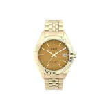 Циферблат часов оранжевого цвета