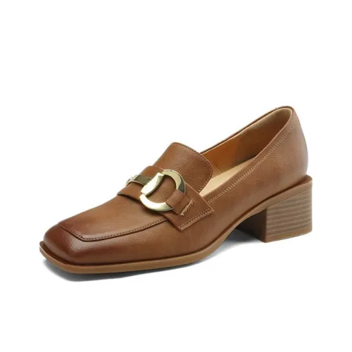 F·LOVES·f Лоферы 4,5 см Женские Коричневый