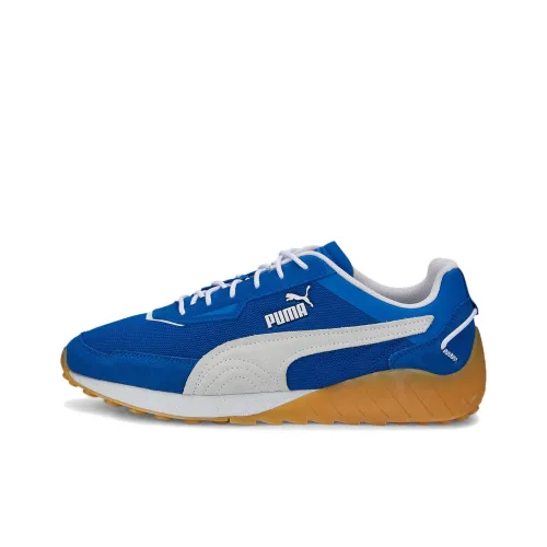 Sparco X PUMA SpeedFusion Аbrasion Resistant Дышащий Низкий Топ Беговые кроссовки Унисекс Синий Белый