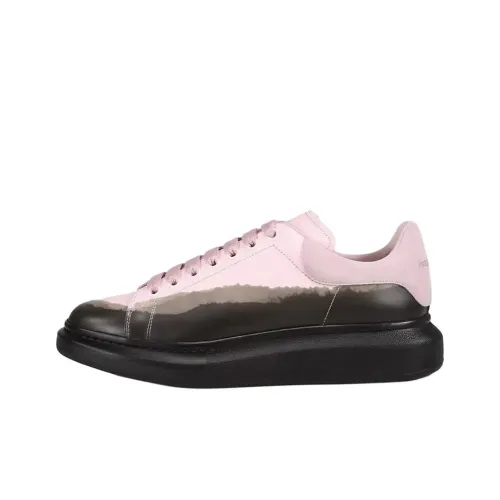 Alexander McQueen Oversized Sneaker Dip Dye Low Top Повседневная обувь Мужская Черный Розовый