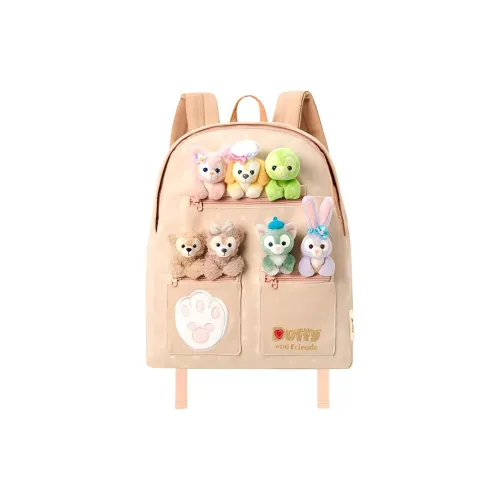 Disney Ткань Рюкзак Стандартный Унисекс Молочно-чайный