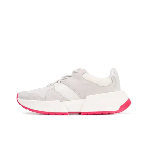 MM6 MAISON MARGIELA Низкий топ Повседневная обувь Женская Серый Белый