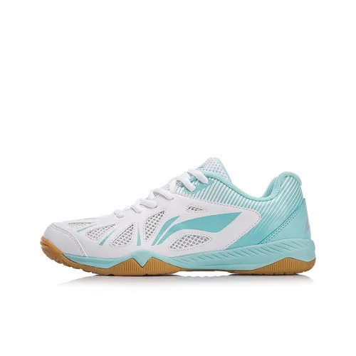 LINING Хранение Амортизация Поддержка Баланс Низкий Топ Кроссовки для тренировок Женские Белые Синие