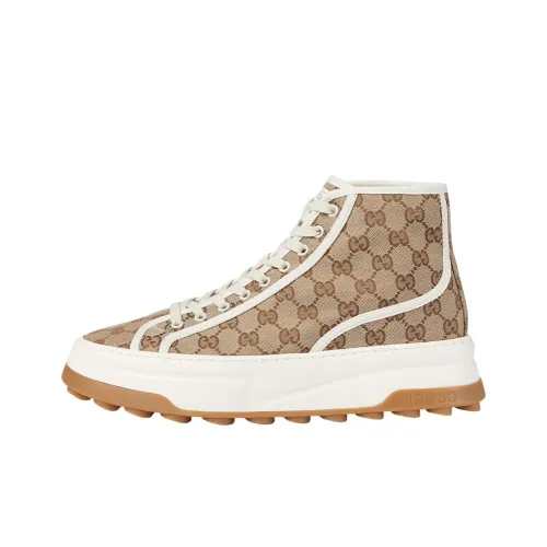 GUCCI Canvas Обувь Высокий Топ Мужская