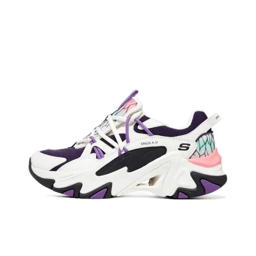 Skechers X Demon Slayer Co Брендированная Серия Кэжуал Низкий Топ Женский