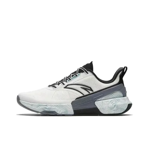 ANTA Амортизация Износостойкие Низкие Кроссовки для Тренировок Мужские Белые Серые