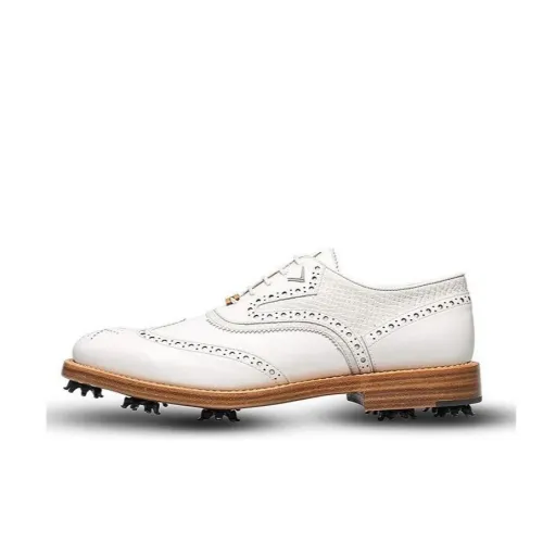 Callaway Slip-resistant Abrasion-resistant Low-top Golf Shoes Men's White Кроссовки для гольфа Callaway с противоскользящим и износостойким низким верхом мужские белые