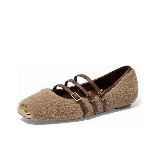ZSAZSAZSU Женские повседневные туфли Low Top Абрикос Коричневый Женские