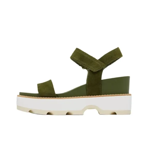 SOREL Пляжные сандалии Женские Зеленый