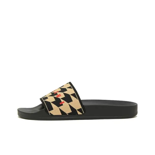 MARNI Быстросохнущие Слипоны Женские Бежевые Черные