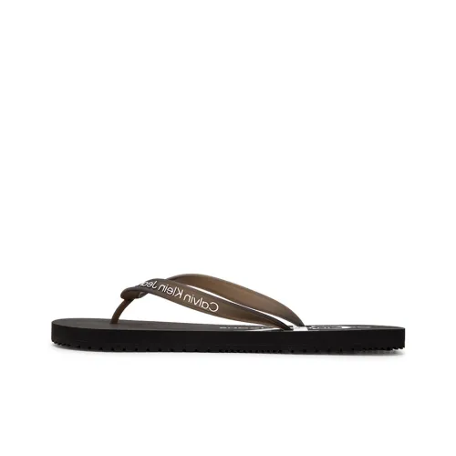 CKJ CALVIN KLEIN JEANS Нет Особенный Эффект Шлепанцы Мужской Черный