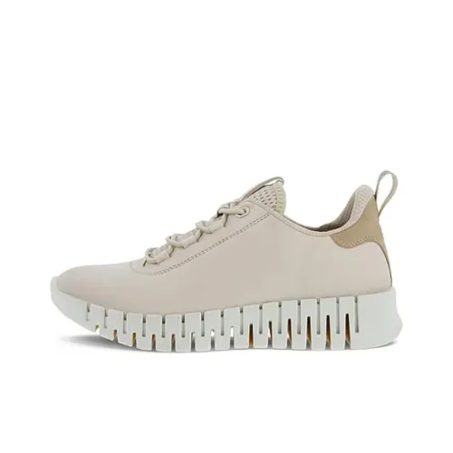 Ecco Низкий Топ Спортивная Повседневная Обувь Женская Нюдовый
