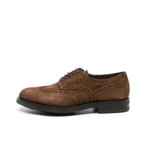 Santoni Туфли Низкие Кофейного Тона Мужские