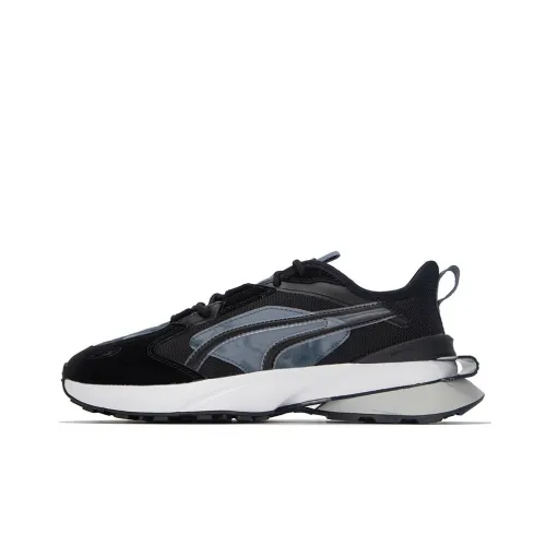 PUMA Pwrframe Op 1 Stealth Аbrasion Resistant Низкий Топ Повседневная Обувь Унисекс Черный Серый