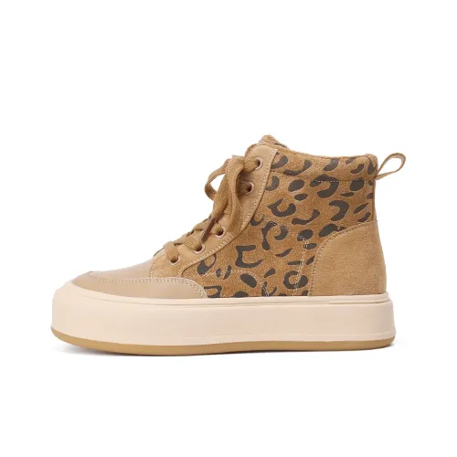 VEDULLAR Противоскользящие Устойчивые к истиранию Высокие Кроссовки для скейтбординга 4CM Женские