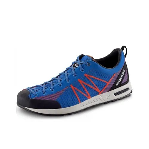 SCARPA IGUANA Амортизация Износостойкая Низкая Обувь для скалолазания Унисекс Черный Синий