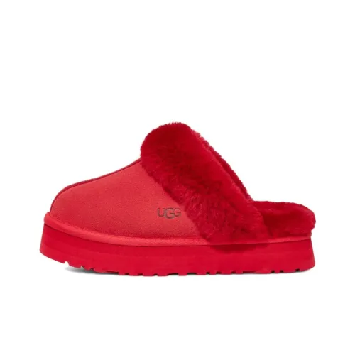 UGG Disquette Мода Хлопок Тапочки Женские Красные