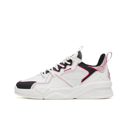 ANTA G6 Суп Shock Absorbers Противоскользящий Устойчивый к истиранию Низкий Топ Спортивная Повседневная Обувь Женская Белая Черная Красная