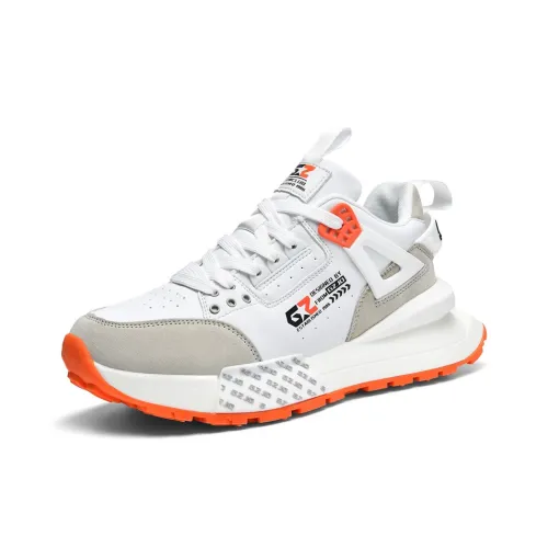 Cuzzi GZJD Cortez Обувь Антискользящая и Износостойкая Увеличивающая Высоту Низкий Топ Тяжелая Подошва Кроссовки Унисекс