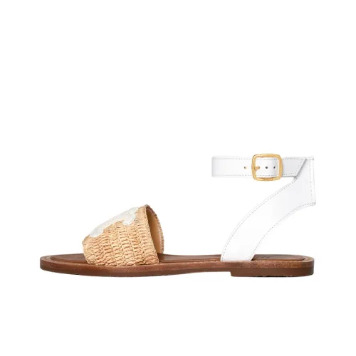 CELINE One Ремень Сандалии Женские Экрю