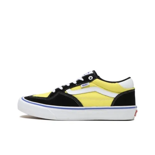 VANS Rowan Low Топ Скейтборд Кроссовки Унисекс Желтый Черный Белый