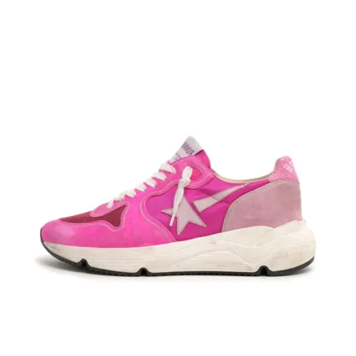 Golden Goose Фуксия Повседневная обувь Женская Розовая Потертый Позиционирование стиля