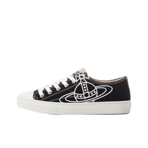 Vivienne Westwood Low-Top Canvas Shoes Мужские Черные