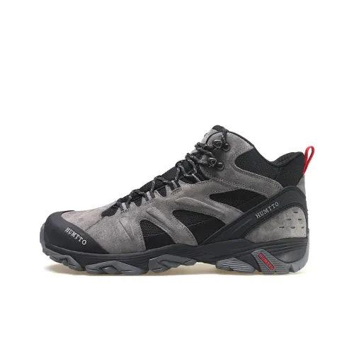 HUMTTO Противоскользящие устойчивые к истиранию амортизаторы высокие топы уличная обувь серый черный