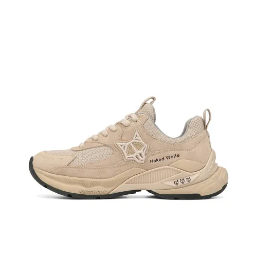 Naked Wolfe Супер Низкий Топ Спортивная Повседневная Обувь Женская Бежевая