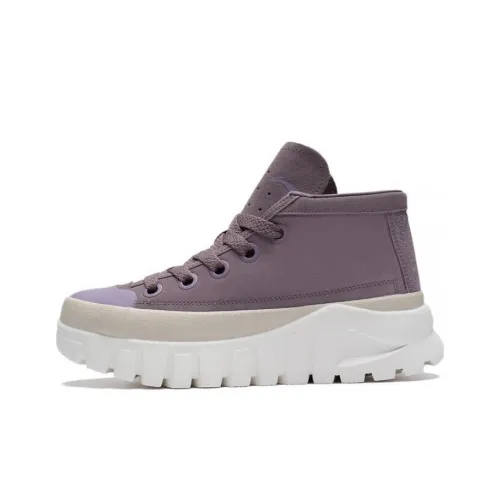 LiNing Кожа Boot Нижняя юбка Устойчивая к истиранию MID Топ Кэжуал Женские Баклажан Кожа Фиолетовый