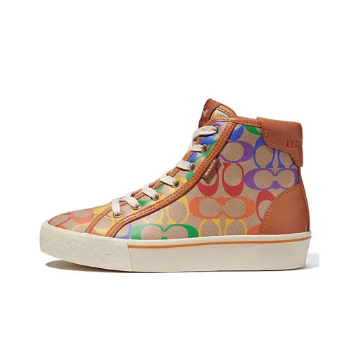 COACH Скейтборд Кроссовки Высокие Женские