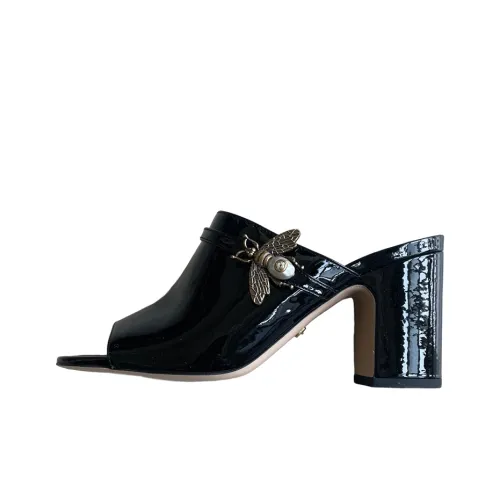 GUCCI Слипоны Женские Черные