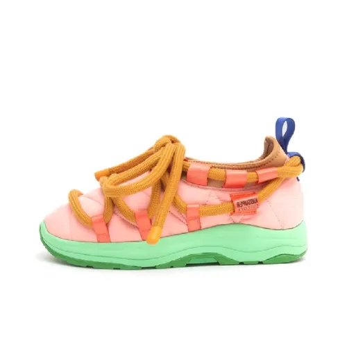 KIDSUPER x Suicoke Низкий Топ Спортивная Повседневная Обувь Унисекс Персиковый