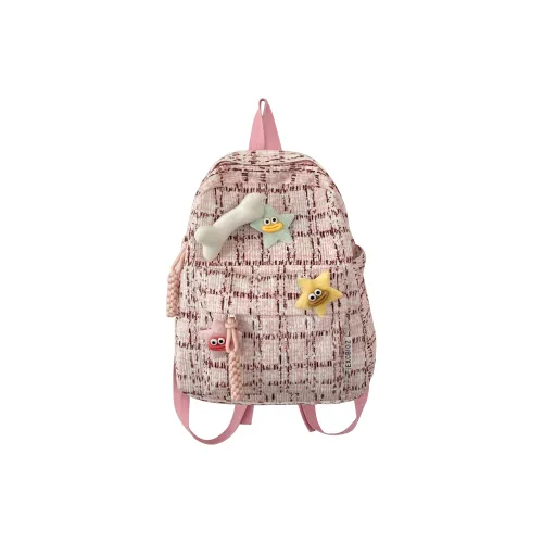 KAMLUI Холст Двойная Сумка на Плечо Холст Унисекс Розовый Зеленый Синий