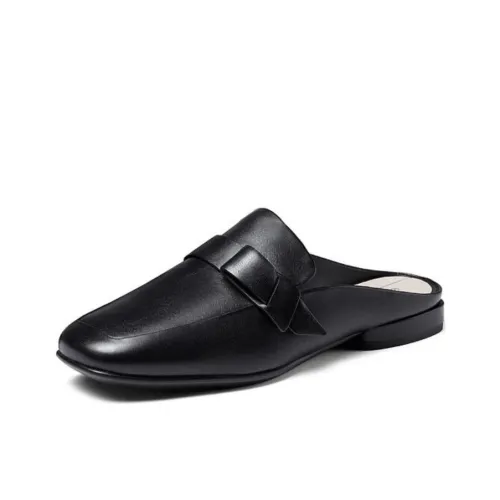 Ecco Annie Квадратный носок Коллекция Стильные Сандалии Женские Черные