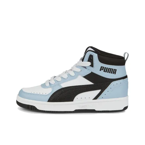 PUMA REBOUND Ударостойкость Высокий Топ Скейтборд Кроссовки Унисекс