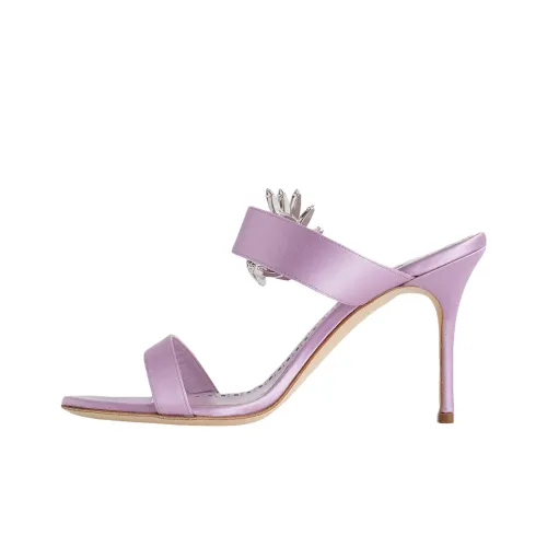 MANOLO BLAHNIK Быстросохнущие слипоны женские розовые