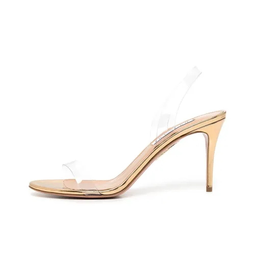 AQUAZZURA One Ремешок Сандалии Женские Золотые