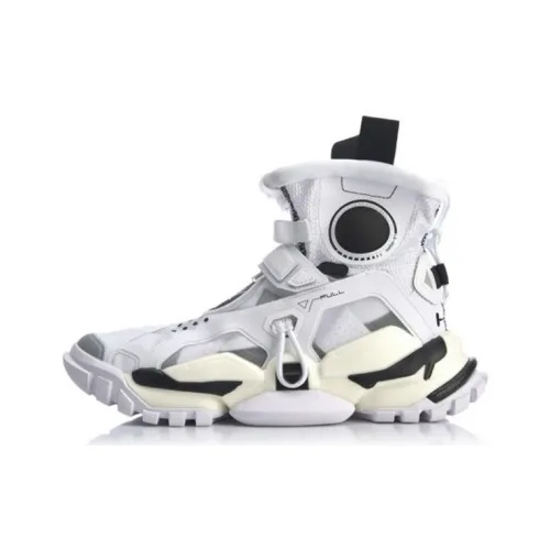 LINING 2,0 Hi DW High Топ Спортивная Повседневная Обувь Унисекс Белый Черный